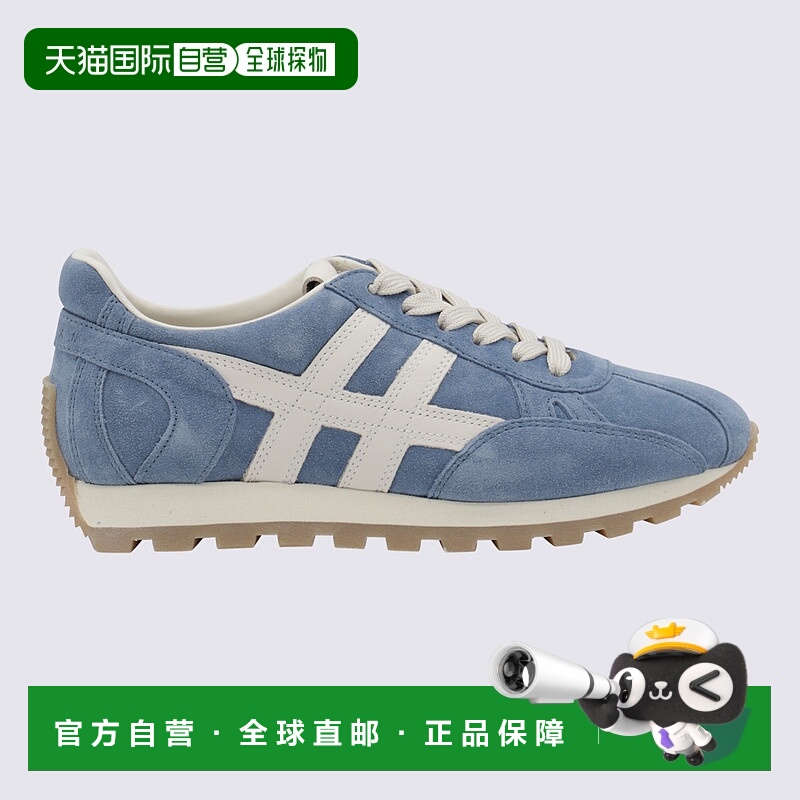 1h可退 HOGAN 男士休闲鞋 HXM6710FP00U490US9 SS2025 蓝色