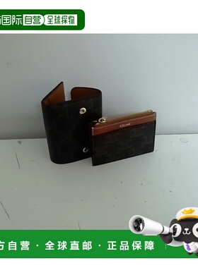 CELINE 女士钱包 10I652DS304LU CO 棕色 Compact wallet with co