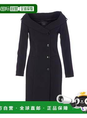 PINKO 女士大衣 106139A304Z99 AW2025 黑色 Midi Dress With Off