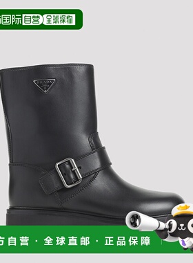PRADA 女士靴子 1U187OF050UZEF0002 AW2025 黑色 Biker boots