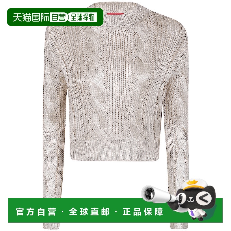 1h可退 DIESEL 女士衬衫 A194760NKCP7CSA AW2025 银色 长袖针织