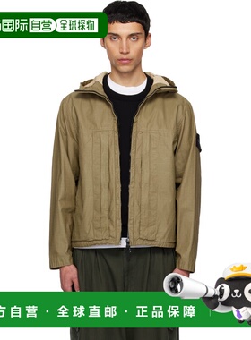 潮奢 Stone Island 石头岛 男士 卡其色 4100012 Double-Coated C