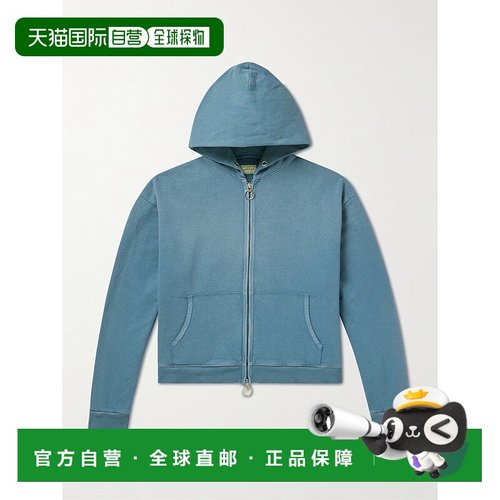 1h可退 潮奢 kapital 男士 件染棉针织连帽衫 K2503LC110TURQUOIS