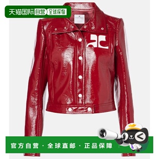 1h可退 潮奢 Courreges 女士 Reedition vinyl 夹克皮衣