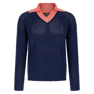 FZE077AYY3F1A9C cotto FENDI 针织衫 Navy blue 蓝色 男士 SS2026