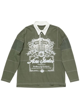 香港直邮ACNE STUDIOS 男士T恤 CL0396DSQ AW2025 绿色