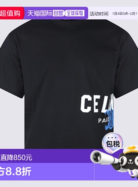 CELINE 男士T恤 RX0HV1242GDU0 SS2026 黑色 T-shirts长袖