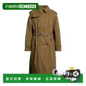 潮奢 green绿色 Herno 1h可退 男士 双排扣大衣 舒适时尚