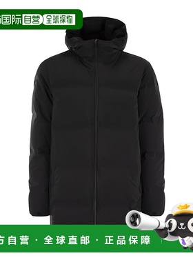 HERNO 男士大衣 PI001246U9300 AW2025 黑色 连帽羽绒服