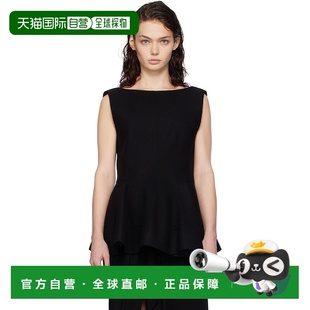 朗雯 女士 黑色 1h可退 上装 Lanvin Peplum RWTO00414196H2 潮奢