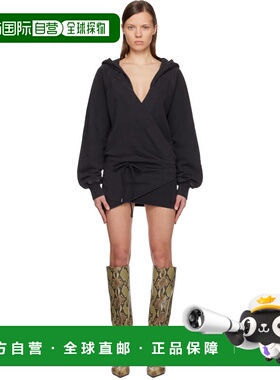 1h可退 潮奢 The Attico 女士 黑色 American Fleece 连衣裙 260W