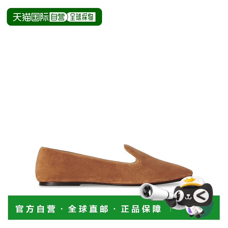 1h可退 THE ROW 女士芭蕾乐福鞋 F1511L21CMLBROWN AW2024 深棕色