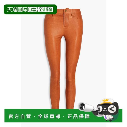 1h可退 潮奢 Frame Denim 女士 Le 高皮革紧身长裤 LWLT0358女裤