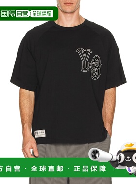 潮奢 Y-3 男士 El5 Gfx T恤 KQ9307 black黑色 舒适时尚