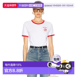 1h可退 潮奢 SPORTY & RICH 女士 Beverly Hills Ringer 盾徽柔软