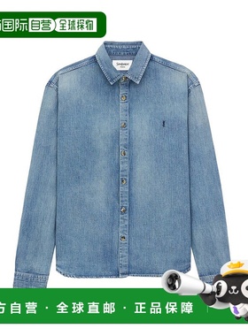 SAINT LAURENT 男士衬衫 823437Y14MJ4248DAYBLUE