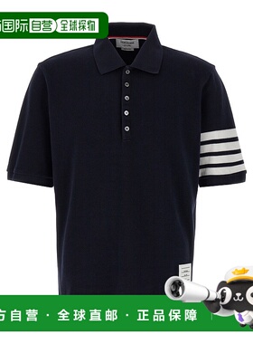 THOM BROWNE 男士T恤 MJP136G07976415 AW2025 蓝色短袖