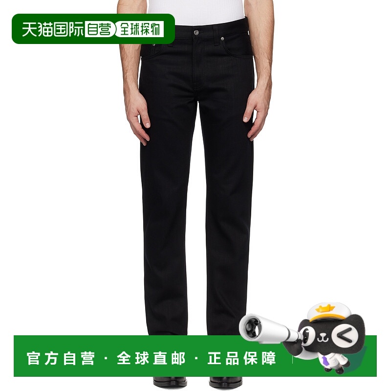 1h可退 潮奢 Nudie Jeans 男士 黑色 Gritty Jackson 牛仔裤 1143