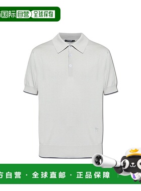 BALMAIN 男士T恤 FH1GB020KI73YAF AW2025 白色 Polo with embroi