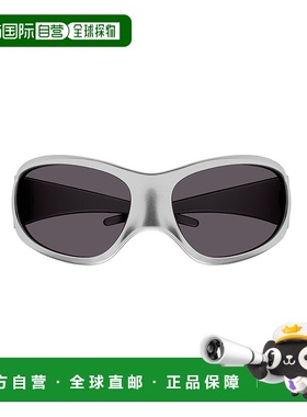 BALENCIAGA 女士眼镜 BB0252S005 SS2025 灰色 1FA24LI0A