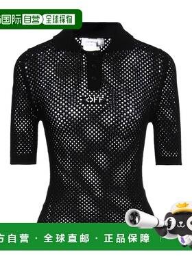 1h可退 潮奢 off-white 女士 毛衣 black黑色 舒适时尚