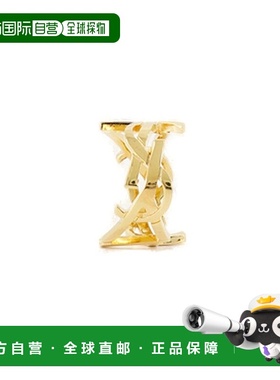 1h可退 潮奢 Saint Laurent 圣罗兰 女士 CASSANDRE金属围巾环 82