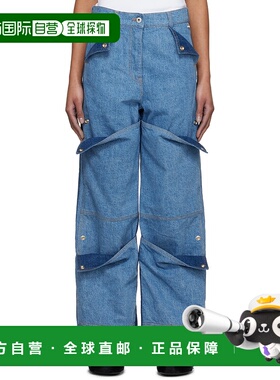 1h可退 潮奢 kenzo 高田贤三 女士 蓝色 Paris Multipocket Cargo