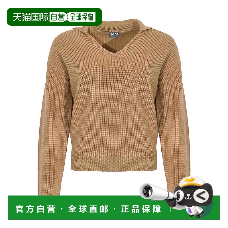 1h可退 MAX MARA 女士针织衫 25263660686E15 AW2025 驼色 Acceso