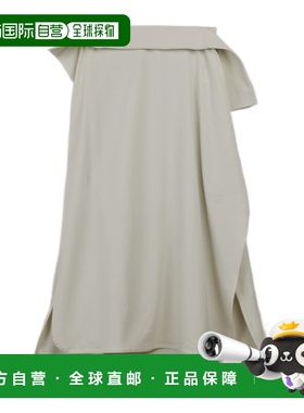 Y-3 女士连衣裙 JE3438 AW2024 灰色 松紧腰半身裙