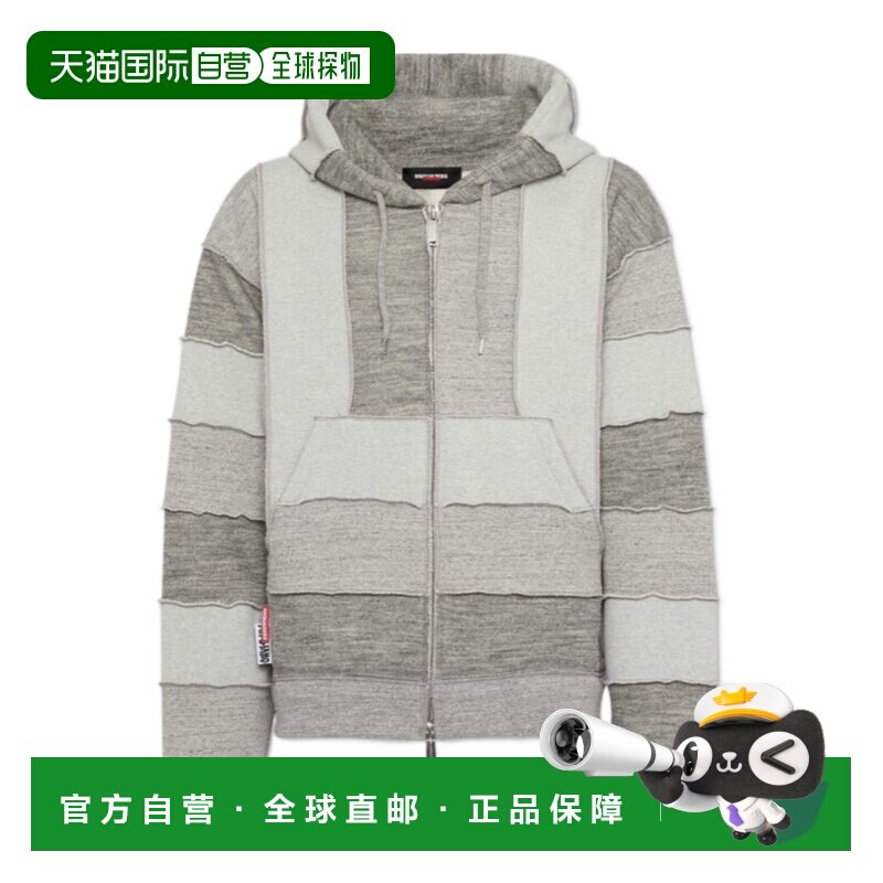 1h可退 dsquared2 男士 帽衫运动夹克衫拉链卫衣男装