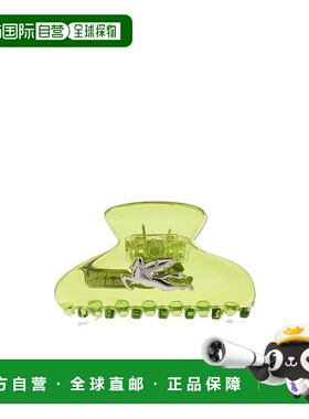 1h可退 ETRO 女士发饰 04396192 SS2025 黄色 徽标发夹配饰