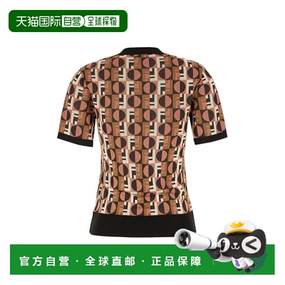 FENDI 女士针织衫 FZXE04AYLVF1T6N AW2025 花色 T-Shirt  Optica