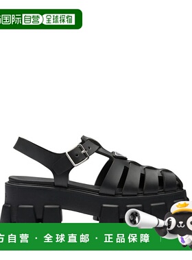 PRADA 女士凉鞋 1X853MFDD553LKK0002 CO 黑色 Prada Sandals Sho