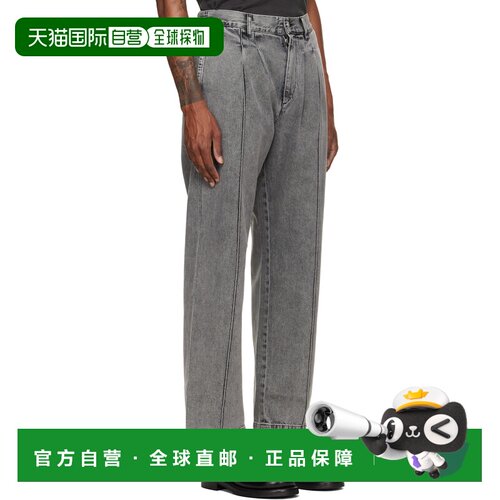 ISABEL MARANT 男士牛仔裤 PA0793HAD3H04H02GY AW2026直筒裤