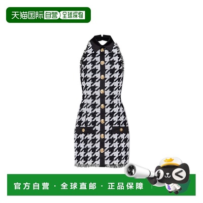 BALMAIN 女士连衣裙 FF1R3350MH37EAB AW2025 花色 Houndstooth d