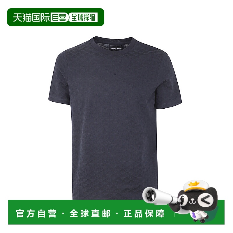 1h可退 EMPORIO ARMANI 男士T恤 8N1TL71JHWZ0920 CO 黑色