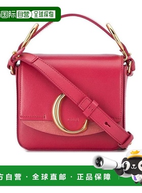1h可退 CHLOÉ 女士斜挎包 C19US193A376AM AW2023 红色 翻盖C标单
