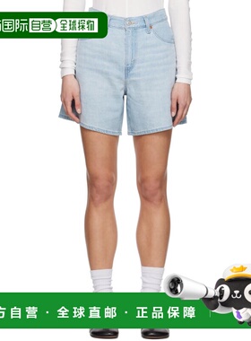 1h可退 潮奢 Levi'S 李维斯 女士 蓝色 High Rise Baggy Linen+ L