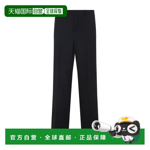 GUCCI 男士休闲裤 797207Z7AE51000 SS2026 黑色 Gucci Wool Pant