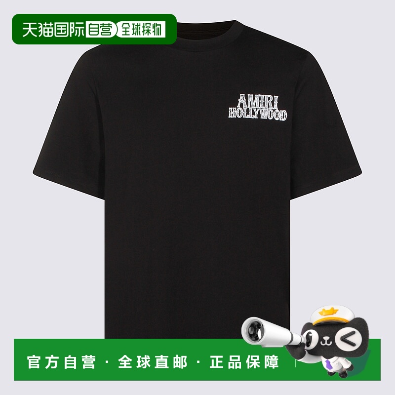1h可退 AMIRI 男士T恤 AMTOJR1035001 SS2026 黑色