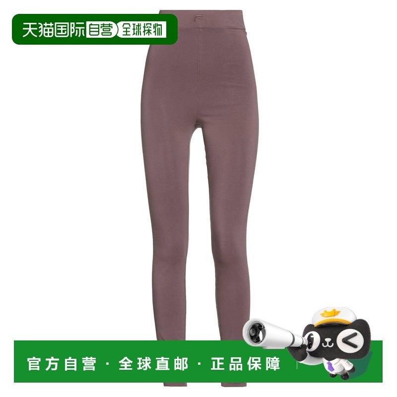 1h可退 潮奢 Fila 斐乐 女士 打底裤 brown棕色 舒适时尚,运动服/休闲服装,运动中长裤／短裤,淘宝优惠券,粉丝福利购,淘宝优惠卷