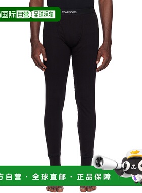 1h可退 潮奢 Tom Ford 汤姆 福特 男士 黑色保暖裤 T4LM1104
