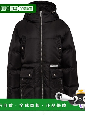 DSQUARED2 女士外套 S75AA0421S53354900 黑色 Quilted Hooded Co
