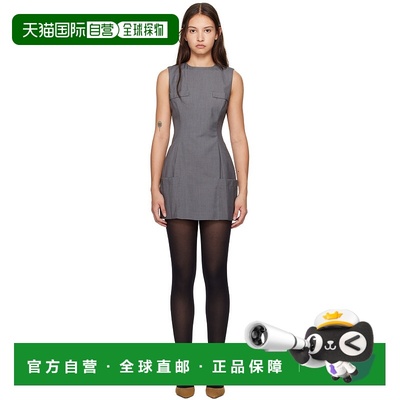 1h可退 潮奢 Danielle Guizio 女士 灰色 Rowan 连衣裙 H24405W11