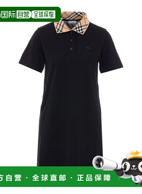 BURBERRY 女士连衣裙 8122091 SS2026 黑色 Black Check Dress