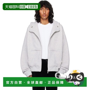 吴阳米 男士 连帽衫 潮奢 W24 Neck Wooyoungmi High 1h可退 灰色