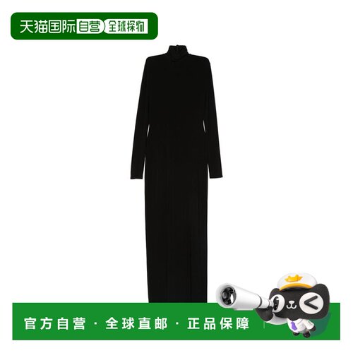 NORMA KAMALI 诺玛 卡玛丽 女士 高领长款连衣裙 KK4253PLT11