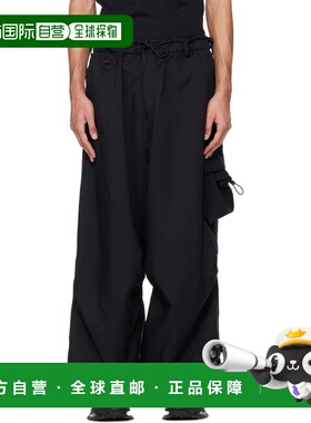 1h可退 潮奢 Y-3 男士 黑色 Sport Uniform Wide 工装裤 KS7655
