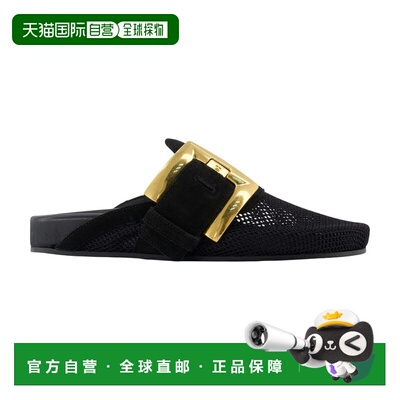 BALMAIN 女士凉鞋 GN1UR207TMCA SS2026 黑色 Balmain Anthem Mul