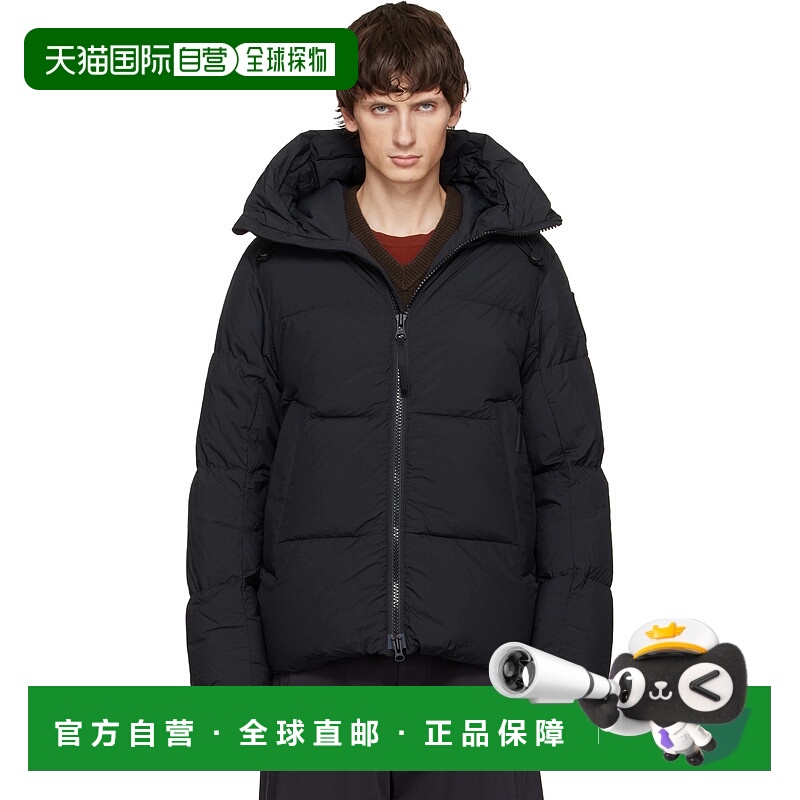 潮奢 Canada Goose 加拿大鹅 男士 黑色黑标系列 Crofton Puffer